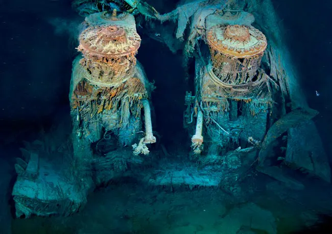 Los motores del RMS Titanic a  metros de profundidad - Abadía Digital