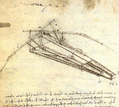 Artefacto volador de Leonardo da Vinci