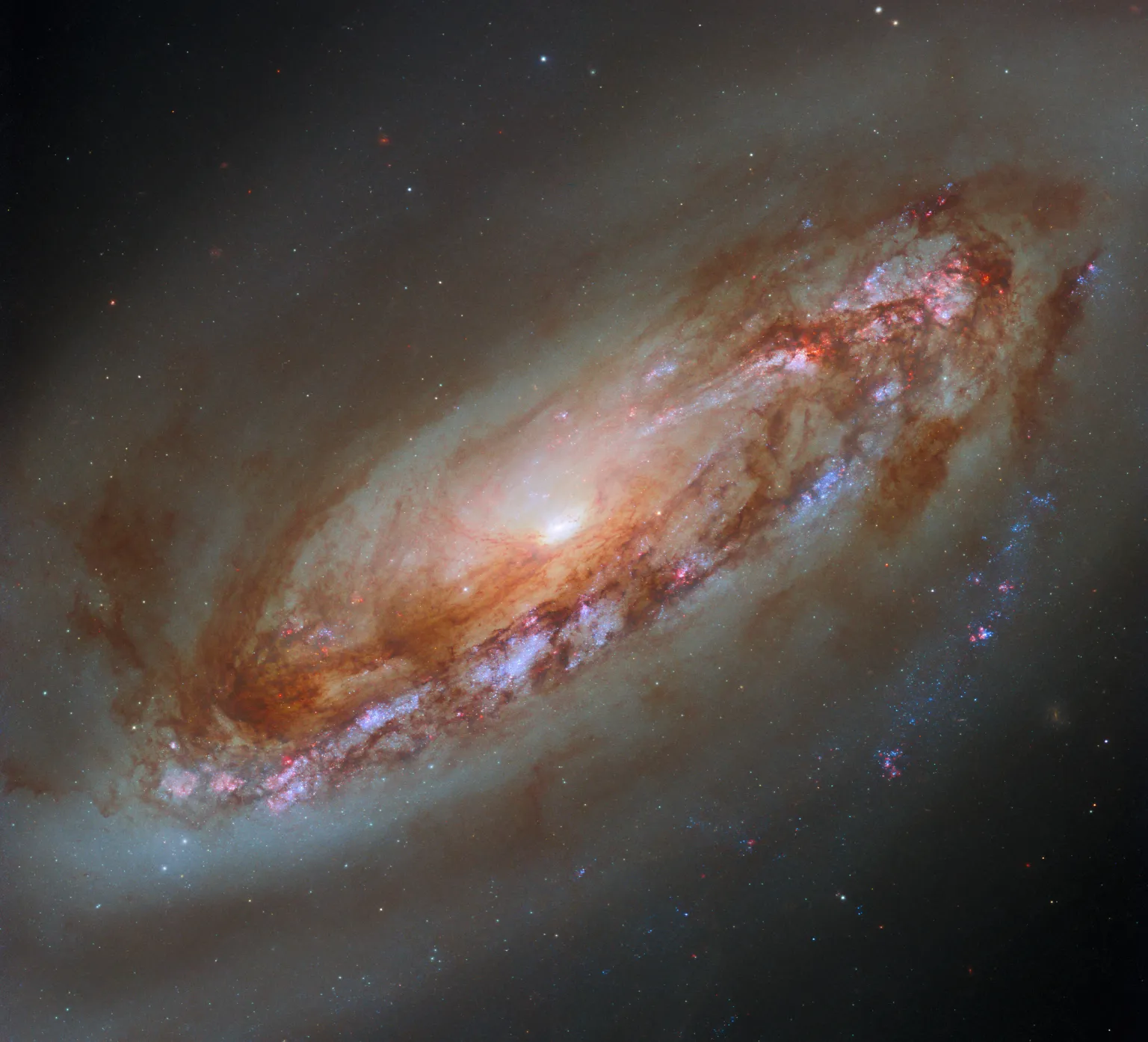 La galaxia espiral M90